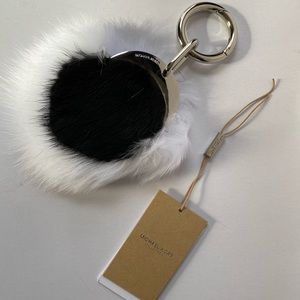 MICHAEL KORS COLLECTION Genuine Fur Bag Charm